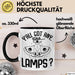 Dank Meme Tasse Geschenk Y'all Got Any Lamps Schwarz Trendation
