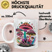 Pilz Fan Tasse Geschenkidee für Pilzliebhaber Weiß Trendation