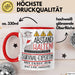 Survival-Expertin Tasse Geschenk Lustig Abstand Halten Hochleistungs-Survival-Expertin Mit Drang Zur Perfektion Bei Der Arbeit Rot Trendation
