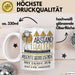 Abenteuerreisende Tasse Geschenk Lustig Abstand Halten Hochleistungs-Abenteuerreisende Mit Drang Zur Perfektion Bei Der Arbeit Weiß Trendation