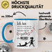 Beziehung Tasse Geschenk Ich Bin Nicht Eifersuechtig Meins Geschenkidee Lustig Blau Trendation