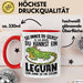 Leguan-Besitzer Tasse Geschenk Sei Immer Du Selbst Es Sei Denn Du Kannst Ein Leguan Sein Rot Trendation