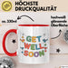 Patienten Kranke Menschen Tasse Geschenk Lustige Geschenkidee Spruch Gute Besserung Rot Trendation