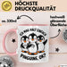 Pinguin Tier Tasse Geschenk Lustige Geschenkidee Spruch Ich Mag Halt Einfach Pinguine Rosa Trendation