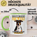 Appenzeller Sennenhund Hund Tasse Geschenk Lustige Geschenkidee Spruch Persönlicher Stalker Ich Folge Dir Wo Du Auch Hingehst Grün Trendation