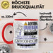 Outdoor-Köchin Tasse Geschenk Lustiger Spruch Bitte Erheben Sie Sich Seine Majestät Die Outdoor-Köchin Betritt Den Raum Rot Trendation