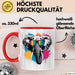 Elefant Tier Sonnenbrille Tasse Geschenk Lustige Geschenkidee Spruch Rot Trendation