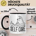 Frosch Tasse Geschenk Self Care Humor Geschenkidee Kaffee-Becher Trendation