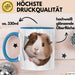 Meerschweinchen Tier Tasse Geschenk Lustige Geschenkidee Blau Trendation