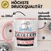 Seglerin Weil Es Keinen Schöneren Beruf Gibt Tasse Geschenk für Eine Seglerin Lustig Rosa Trendation