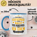 Maler Malerei Tasse Geschenk Lustige Geschenkidee Spruch Natürlich Führe Ich Selbstgespräche Blau Trendation
