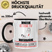 Hundegassi-Service Tasse Geschenk Becher Stark Attraktiv Furchtlos Hundegassi-Service Lustige Geschenkidee Trendation