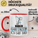 Geschenk für Harfenistin Tasse Lustige Geschenkidee Geburtstag Ich Bin Harfenistin Ich Darf Das Rot Trendation