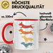 Hunde Tasse Geschenk Hunde Silhouetten Tierliebhaber Spruch Rot Trendation