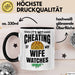 Its Not Cheating Im My Wife Watches Annanas Tasse Geschenk Becher Trendation