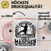 Mädchen Handball-Spielerin Tasse Geschenk Spruch Echte Mädchen Spielen Handball Geschenkidee Frauen Brave Mädchen Mögen Handballer Rosa Trendation