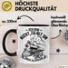 Modelleisenbahn Tasse Geschenk Ich Bin Nicht Zu Alt Um Mit Zügen Zu Spielen Eisenbahner Zugführer Geschenkidee Kaffee-Becher Schwarz Trendation