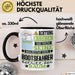 Bootsfahrer Geschenk Tasse Lustiger Spruch Erheben Sie Sich Der Bootsfahrer Betritt den Raum Schwarz Trendation