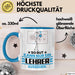 Lehrer Geschenk Tasse So Gut Kann Nur Ein Lehrer Aussehen Geschenkidee Kaffee-Becher Blau Trendation
