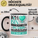 Krankenschwester Ausbildung Start Geschenk Tasse Ich Bin Krankenschwester In Der Ausbildung Ich Darf Das Kaffee-Becher Geschenkidee Schwarz Trendation
