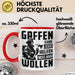 Feuerwehr Tasse Geschenk Gaffen Kann Jeder Helfen Muss Man Wollen Feuerwehrmann Geschenkidee Rot Trendation