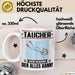 Taucher Tasse Geschenk für Taucher Der Mann Der Alles Kann Geschenkidee zum Geburtstag Weiß Trendation