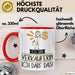 Geschenk für Verkäuferin Tasse Lustige Geschenkidee Geburtstag Ich Bin Verkäuferin Ich Darf Das Rot Trendation