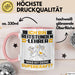Reitstundenlehrer Tasse Geschenk für Reitstundenlehrer Geburtstag Lustiger Spruch Kaffee-Becher Was Ist Deine Superkraft Rosa Trendation