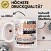 Konzertveranstalterin Tasse Geschenk Lustiger Spruch Bitte Erheben Sie Sich Seine Majestät Die Konzertveranstalterin Betritt Den Raum Weiß Trendation