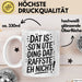 Ute Tasse Geschenk Dat Is So'n Ute Ding Dat Raffste Eh Nicht Geschenkidee Becher mit Name Weiß Trendation