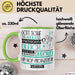 Hip-Hop-Produzentin Geschenk Becher Tasse Gott Schuf Alle Menschen Gleich Nur Die Besten Durfeten Hip-Hop-Produzentin Werden Geschenkidee Lustig Grün Trendation