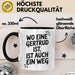 Gertrud Tasse Geschenk Wo Eine Gertrud Ist Ist Auch Ein Weg Geschenkidee Becher mit Name Schwarz Trendation