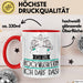 Geschenk für Rockmusikerin Tasse Lustige Geschenkidee Geburtstag Ich Bin Rockmusikerin Ich Darf Das Rot Trendation