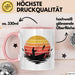 Angelliebhaber Fischer Retro Tasse Geschenk Lustige Geschenkidee Spruch Rosa Trendation