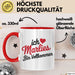 Marlies Tasse Geschenk Ich Bin Vollkommen Marlies Geschenkidee Geburtstag Rot Trendation