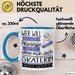 Skaterin Tasse Geschenk Spruch Wer Will Schon Prinzessin Sein Wenn Man Auch Skaterin Sein Kann Blau Trendation