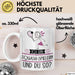 Squash-Spielerin Tasse Geschenk Ich Bin Squash-Spielerin Und Du So Geschenkidee Lustiger Spruch Becher Weiß Trendation