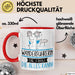 Wanderführerin Geschenk Tasse Becher Die Frau Die Allen Kann Geschenkidee für eine Wanderführerin Lustig Rot Trendation