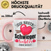 Schwiegertochter Tasse Geschenk Die Beste Schwiegertochter Der Welt Geschenkidee Becher Rosa Trendation