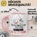 Tierheimunterstützerin Geschenk Tasse Becher Die Frau Die Allen Kann Geschenkidee für eine Tierheimunterstützerin Lustig Rosa Trendation