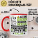 Synthesizer-Spieler Geschenk Tasse Lustiger Spruch Erheben Sie Sich Der Synthesizer-Spieler Betritt den Raum Rot Trendation