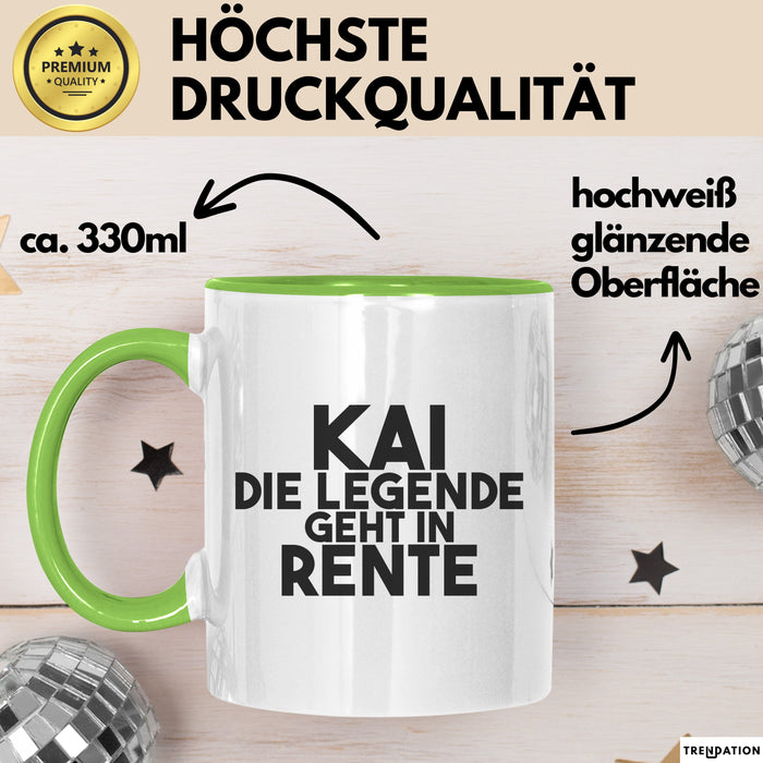 Kai Tasse Kai – Die Legende Geht In Rente Geschenk