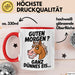 Pferde Tierliebhaber Tasse Geschenk Lustige Geschenkidee Spruch Guten Morgen? Ganz Dünnes Eis Rot Trendation