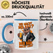 Bär Beim Biertrinken Tasse Geschenk Lustige Geschenkidee Spruch Wie Macht Der Bär? Der Bär Macht Leer Blau Trendation