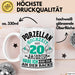 Pozellanhochzeit Tasse Geschenk Dornenhochzeit Geschenkidee Ehemann Ehefrau 20 Jahre Becher Weiß Trendation