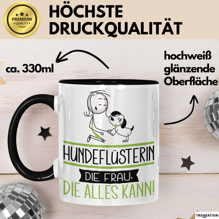 Hundeflüsterin Geschenk Tasse Becher Die Frau Die Allen Kann Geschenkidee für eine Hundeflüsterin Lustig Trendation