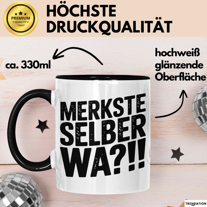 Deutschland Berlin Tasse Geschenk Lustige Geschenkidee Spruch Merkste Selber Wa Trendation