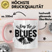 Jazz Tasse Geschenk Keep The Blues Alive Musik Becher Rosa Trendation
