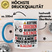 Geländewagenfahrer Geschenk Tasse Lustiger Spruch Erheben Sie Sich Der Geländewagenfahrer Betritt den Raum Blau Trendation