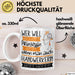 Handwerkerin Tasse Geschenk Spruch Wer Will Schon Prinzessin Sein Wenn Man Auch Handwerkerin Sein Kann Weiß Trendation